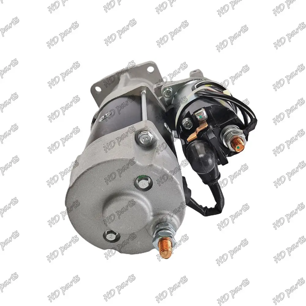 QSB6.7 R290-9 Starter Motor 24V 10T 7.5KW 4934655 4935789 5336432 128000-256 For Cummins Engine