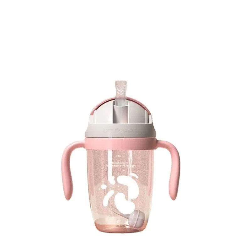 Anti-choking Drinking Straw Cup Drinking Baby Cup 300ml Toddlers Water Bottle Kids Sensory Training Sippy Cup