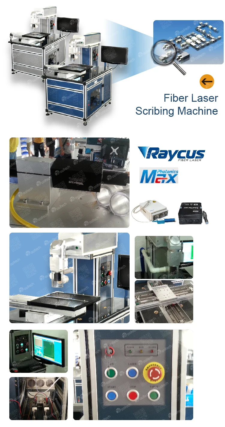 50w Nd Yag Krypton Lamp Laser Solar Cell Scribing Machine