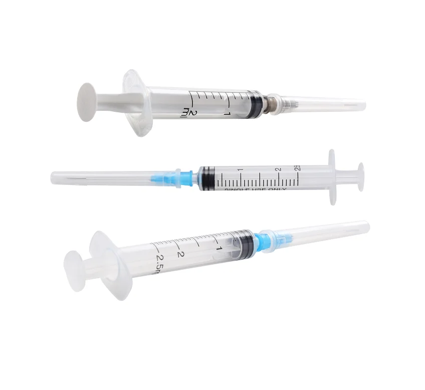 Hospital Medical Disposable Sterile 1ml 2.5ml 5ml Syringe