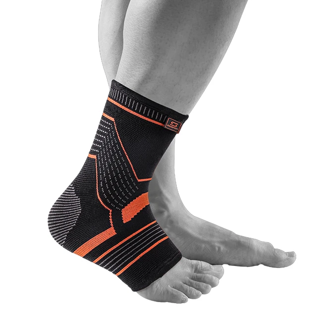 Compression 3D knitting ankle sleeve 4 way stretch ankle support brace for pain relief running