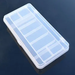 Двухслойный Прозрачный жесткий пластиковый ящик для рыболовных снастей