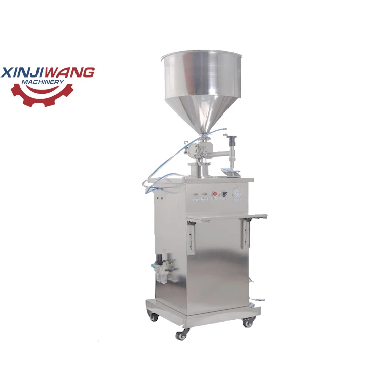 Semi Auto Pet Water Can Beverage Bottle Juice Hot Perfume Petrol Oil Filling Machine with quality assurance
