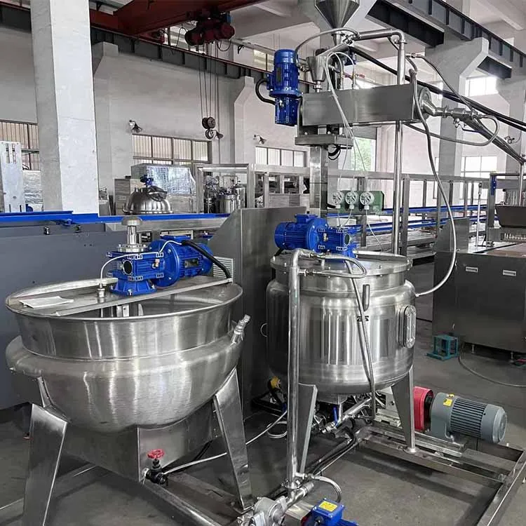 Haitel Automatic Sweets Candy Equipment Gelatin Fudge Soft Bear Jelly Candy Machine Production Line Gummy Candy Making Machine