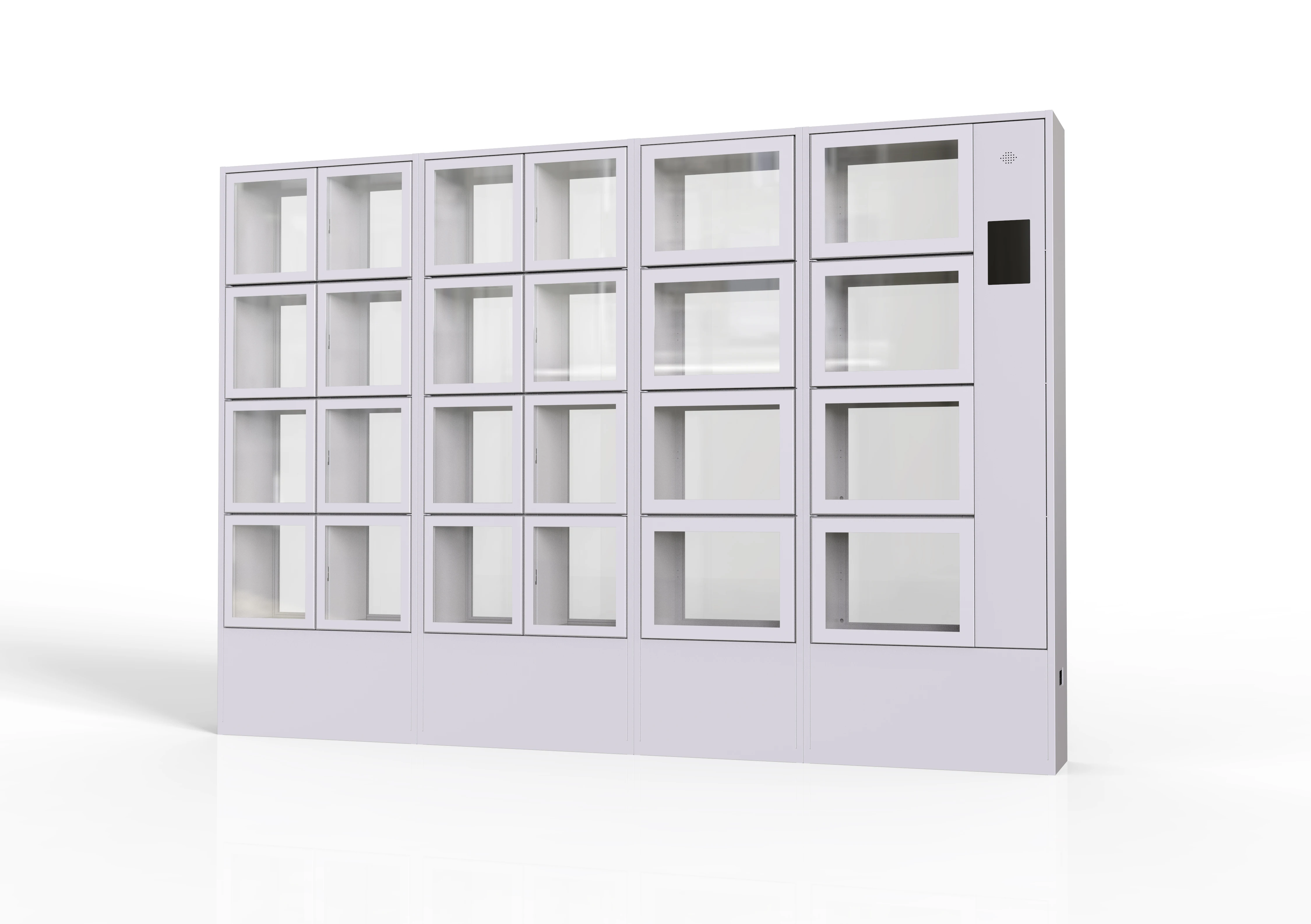 Smart Delivery Locker Machine Hot Food Transparent Food Locker