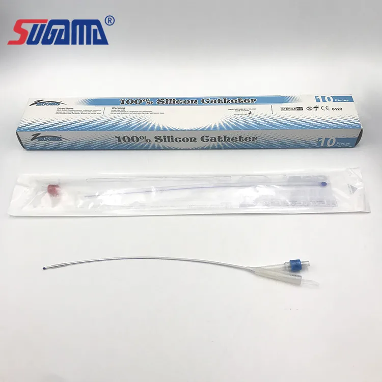  Одноразовые 2 way силиконовый п латексный мочевой катетер