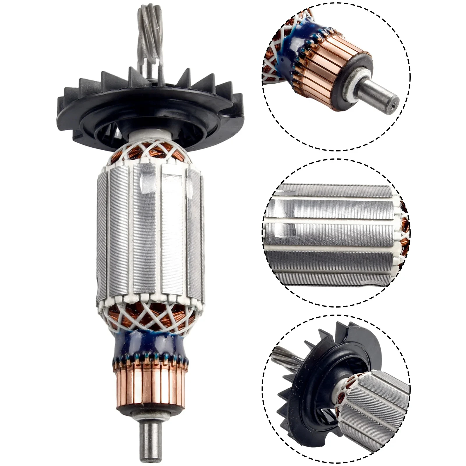 7 Teeth Rotor Armature Rotor Anchor Motor For Boschs GBH2-26 GBH2-26E/RE GBH2-26DRE Power Tool Accessories