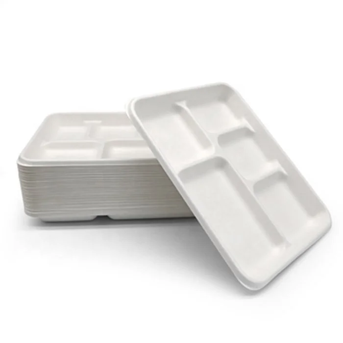 Eco Friendly Wholesale Price Tray Container With Biodegradable Material