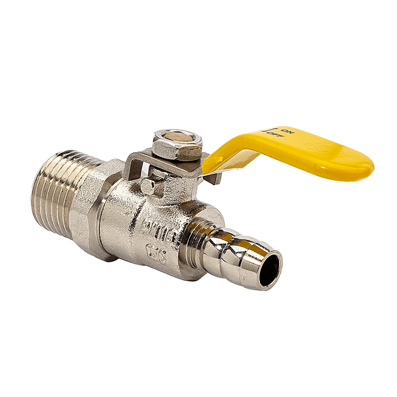 All Copper Small Single Mouth Pagoda Outer Silk Tooth Gas Valve Handle Gas Valve Natural Gas Ball Valve Switch