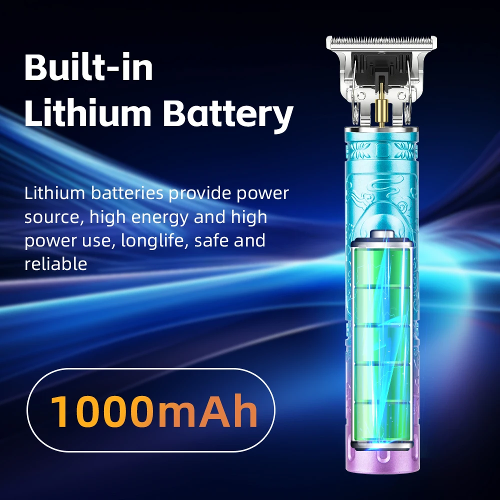 Kezu Trimmer Hair Clipper Rechargeable Hair Cutting Machine - Professional Barber Supply, Supports Customized Logo, Hair Trimmer