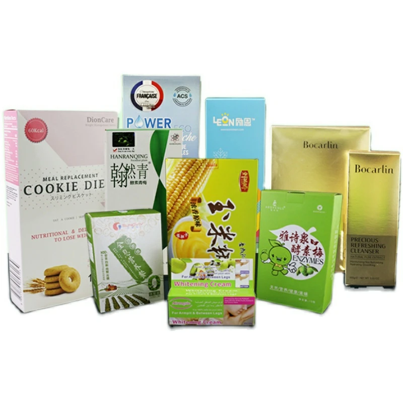 Упаковочная коробка для косметики, индивидуальная цветная подарочная коробка, маска, дизайн упаковки и печать продукта