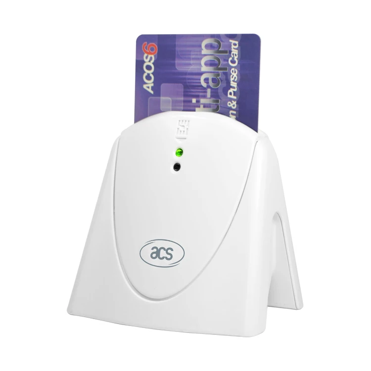 Original ACS ACR39 serial contact smart card reader for government banking application