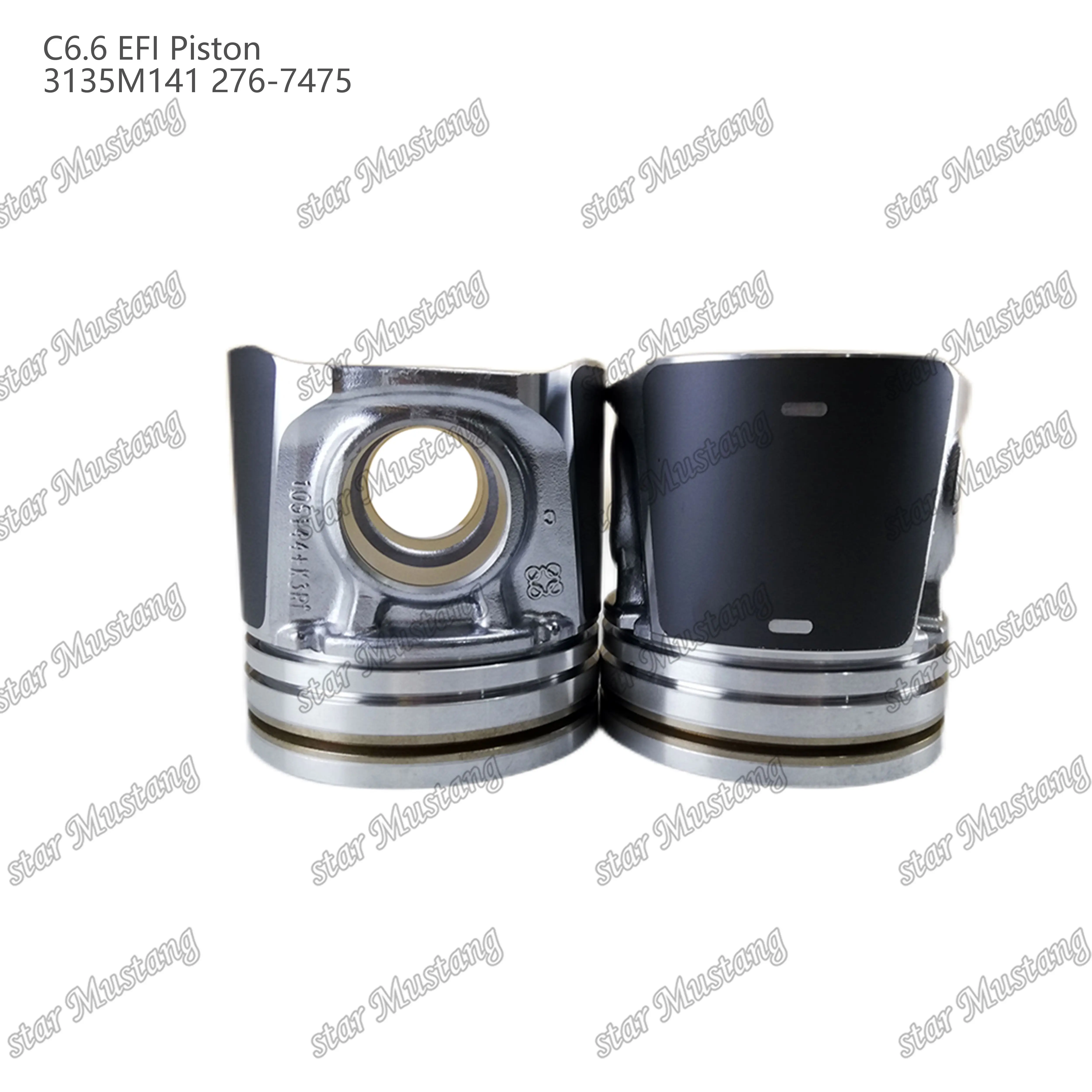 Поршень C6.6 EFI 3135M141 276-7475 подходит для деталей двигателя Perkins Caterpillar