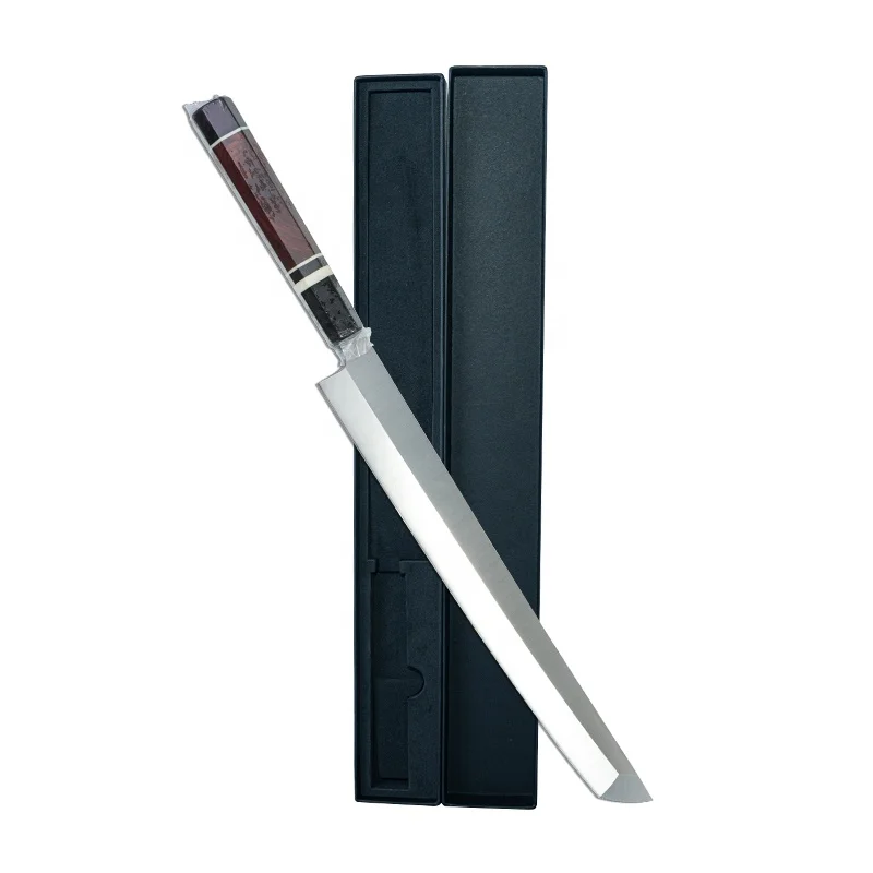 Handle with Gift Box Kitchen Sakimaru Sushi Knives VG10 Stainless Steel Premium Ebony Wood Professional Japanese Long Sharp 30cm