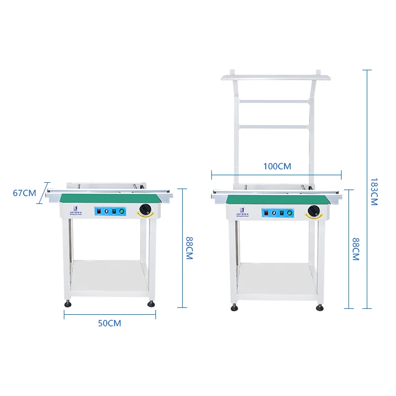 ITECH Smt assemble line pcb inspection conveyor new style Smt Belt Inspection Conveyor Assembly PCB Inspection Conveyor Table
