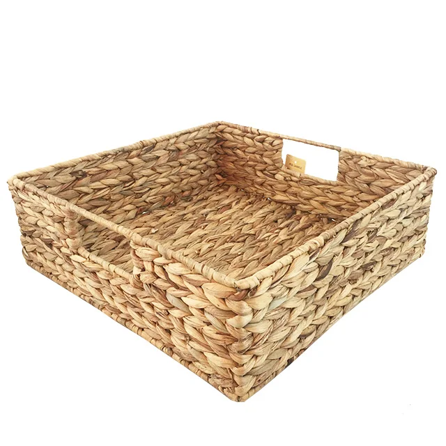Renel Handmade Woven Home Vegetable Breakfast Storage Water Hyacinth Trays