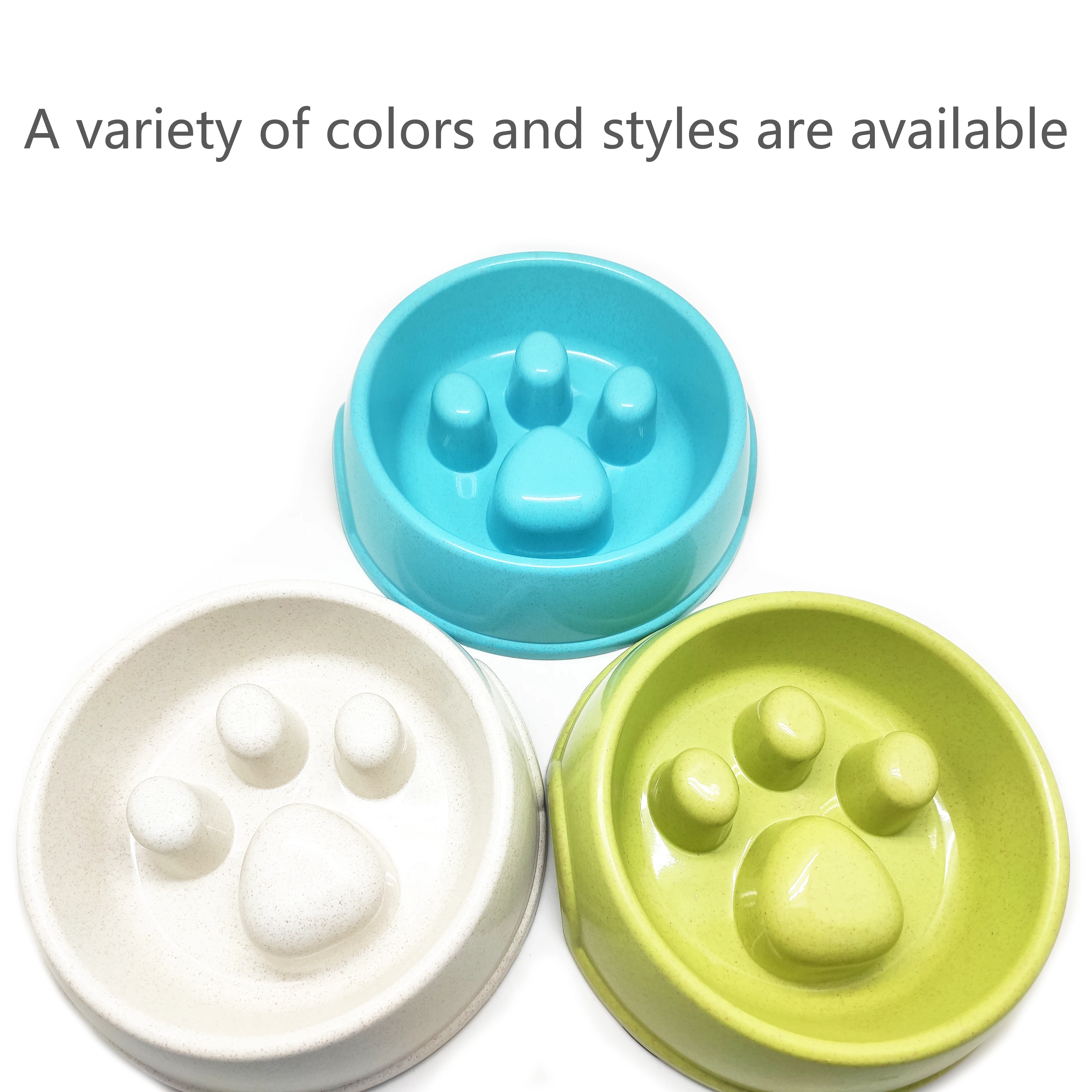 Продукция для домашних животных HMS, домашняя и наружная дешевая дизайнерская Экологически чистая миска для собак из полипропилена, медленная кормушка