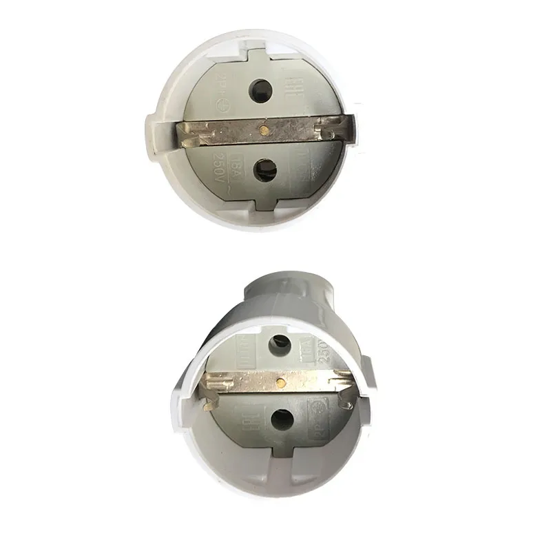 Male to 3 pin European female power adapter plug