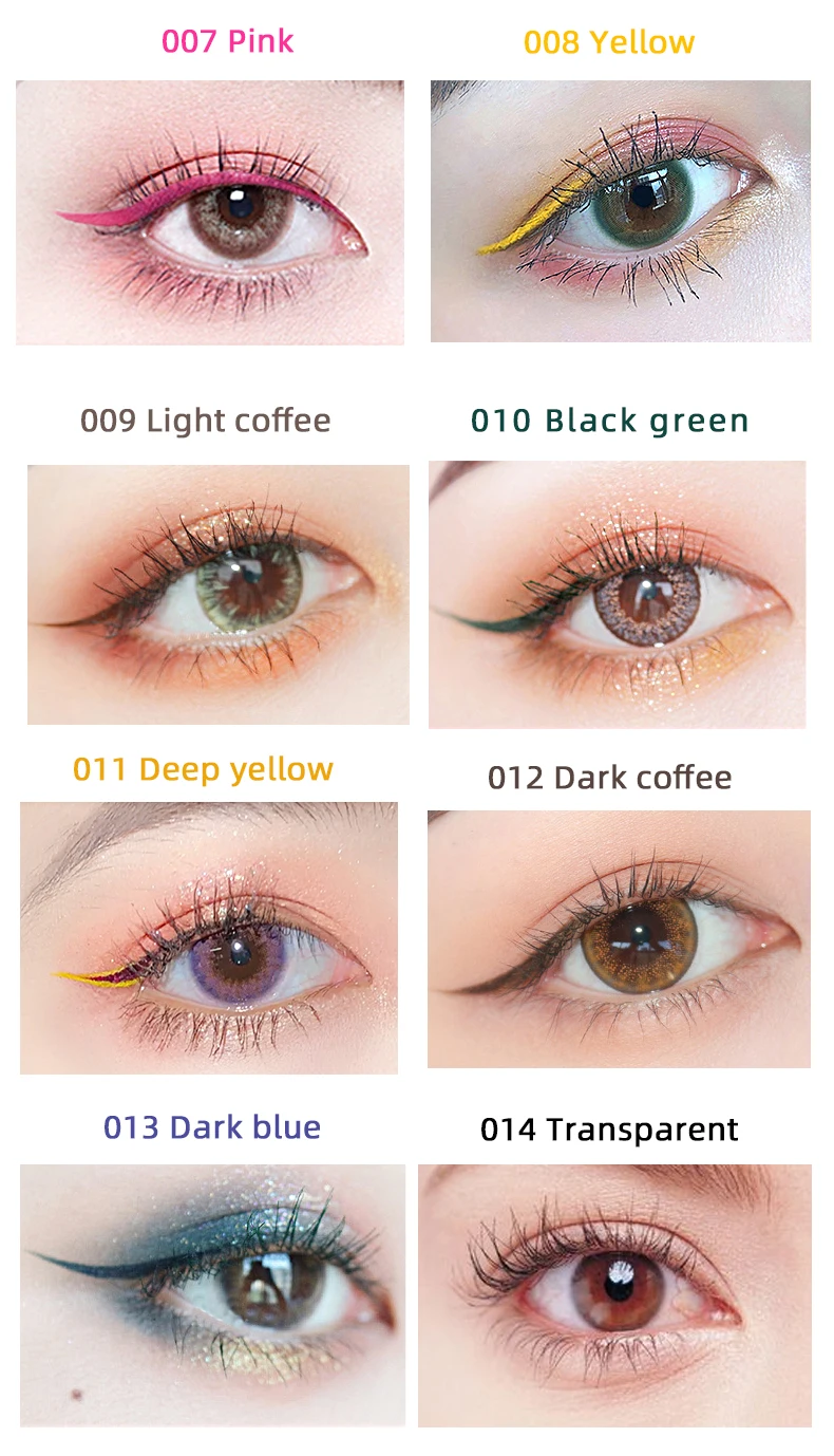 Wholesale young women self-adhesive natural eyeliner makeup