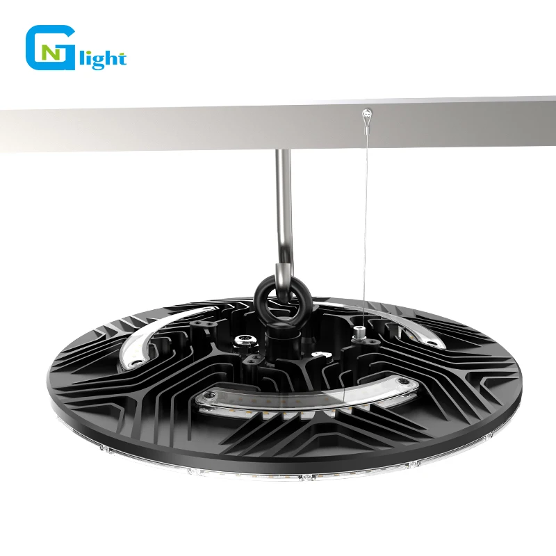  UL DLC линейные НЛО Подвесной светильник типа High Bay задней панели освещения 100w 150w 200w 240W 5000K Дневной свет 31200Lm 120v склад настенный для