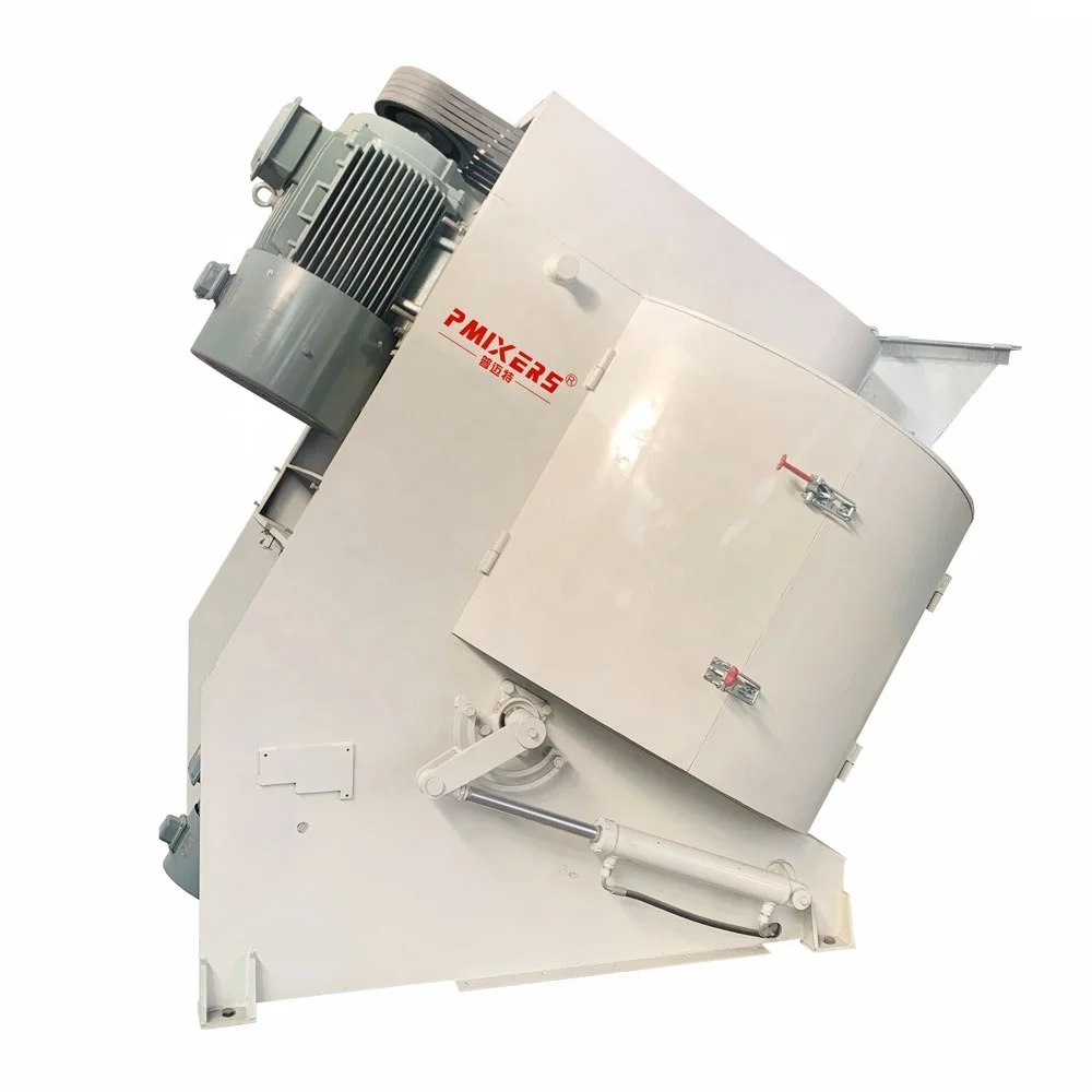 High efficiency tilted high speed  intensive mixer 1000 liters