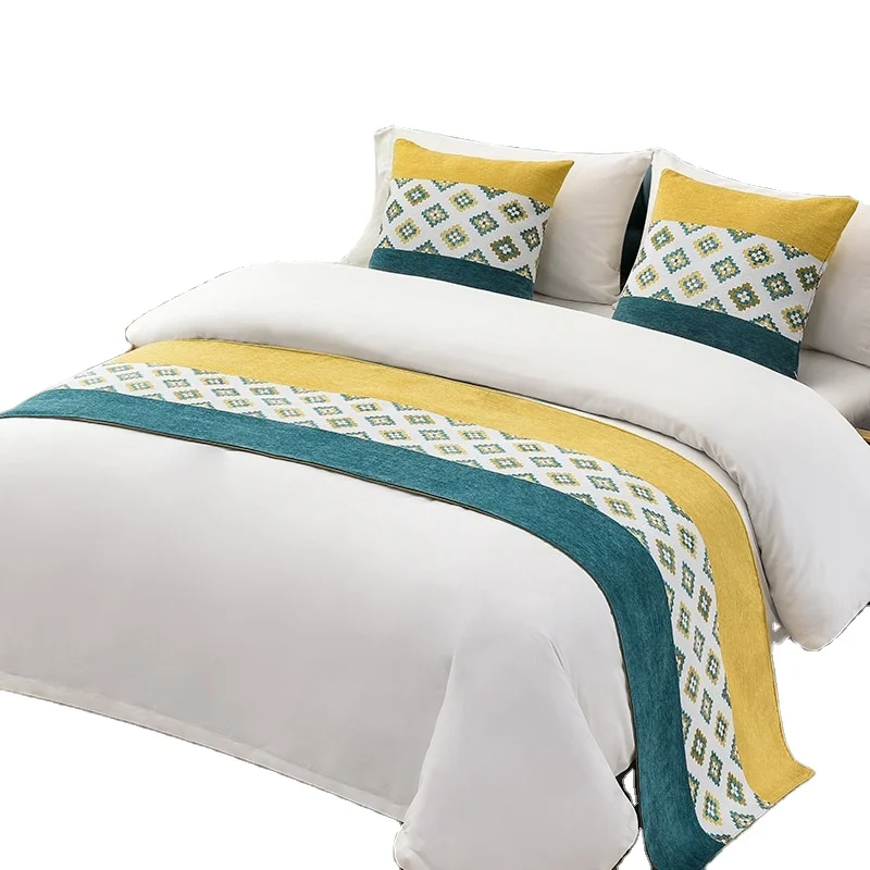 Кровать бегун роскошное гостиничное постельное белье для дома новая модель в китайском стиле Подушка сна