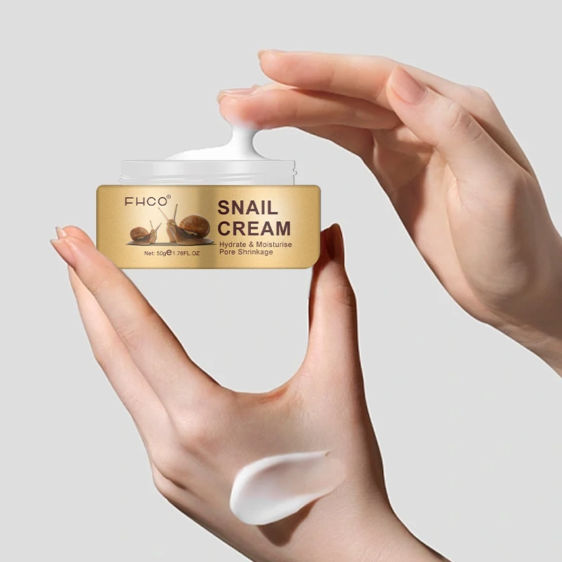 Custom Snail Skin Care Whitening Moisturizer Anti Aging Face Cream Snail 96 Mucin Power Essence For Face Cream