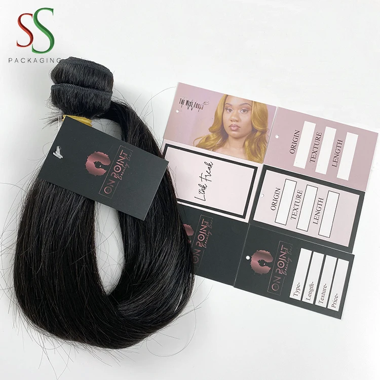 Hair Extensions Hang Tag Hair Wraps Hang Tags for Socks