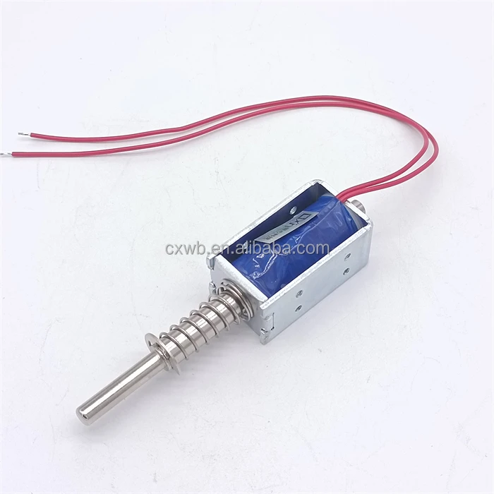 Hot Sale 23mm stroke electromagnet for automation equipment push pull solenoid DC 12V solenoid