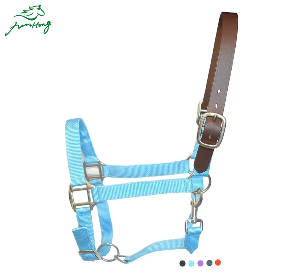 Оптовая продажа высокое качество лошадь headcollars производитель оборудование для лошадей в вашем собственном дизайне нейлоновые с лямкой на