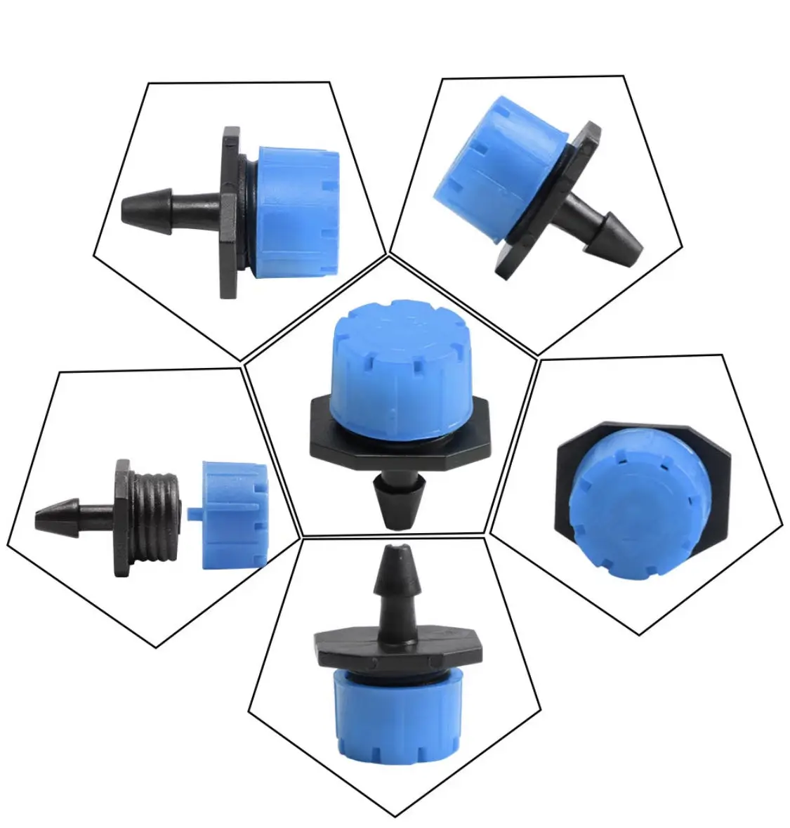 Sprinkler Garden Irrigation Micro Flow Dripper  Irrigation Sprinklers Adjustable Water Dripper Head