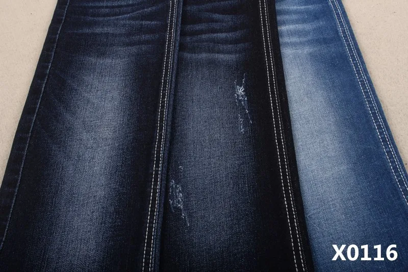 10.3 oz power stretch cotton elastane denim fabric for lady skinny jeans
