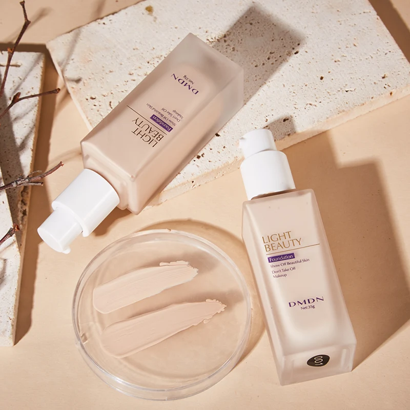 Kaqili  waterproof full coverage Liquid foundation private label long stay concealer moist primer  liquid foundation