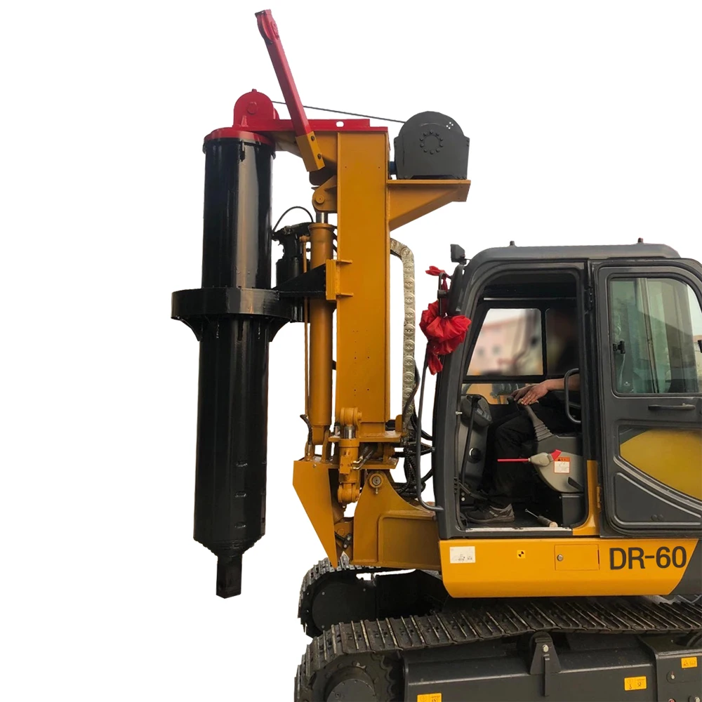 Micro rotary drilling rig for small engineering construction