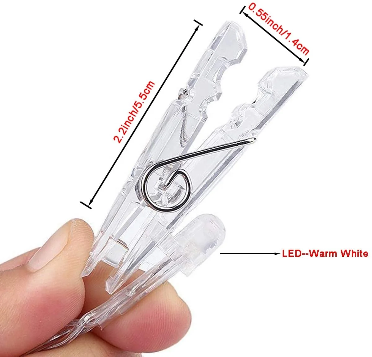 10 20 40 Led Card Photo Clip String Lights Holiday Decoration Led Fairy Light Xmas Bedroom Diy Clothespin Shapes Christmas Lamp