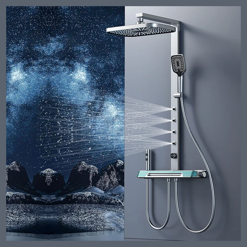 Новый продукт Лидер продаж настенный смарт-дисплей с цифровым дисплеем клавиши для пианино спрей талии массажная ванна и Душевая система