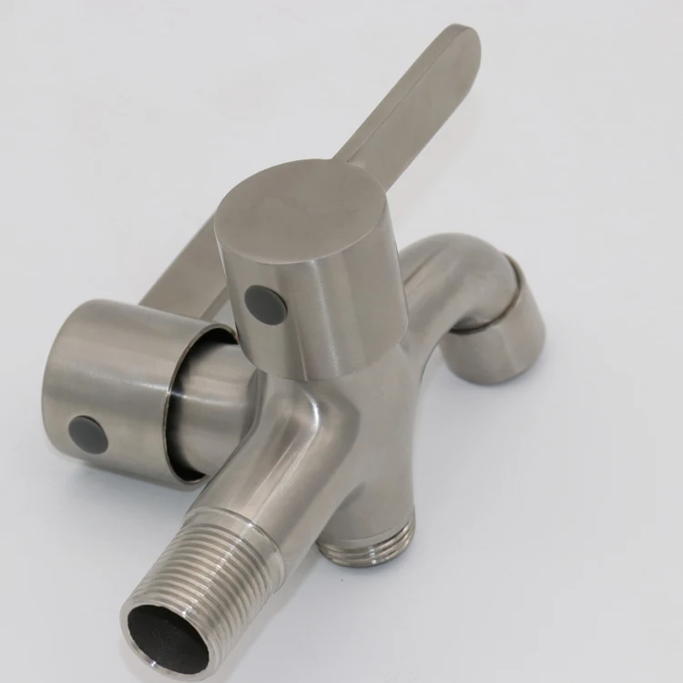 Modern Wall Mounted Multi-function Washing Machine Tap Stainless Steel 304 faucet