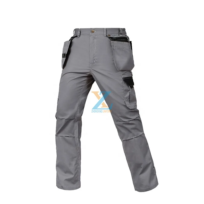 Engineer Grey Workwear Trouser men working cargo pants