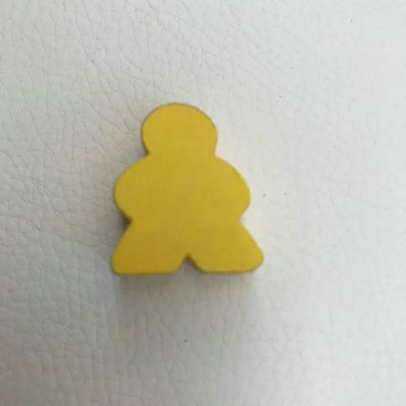 Solid Wooden Pawn Chess Piece Kids Board Game Packaged in Box and Bag for Decorative Usage