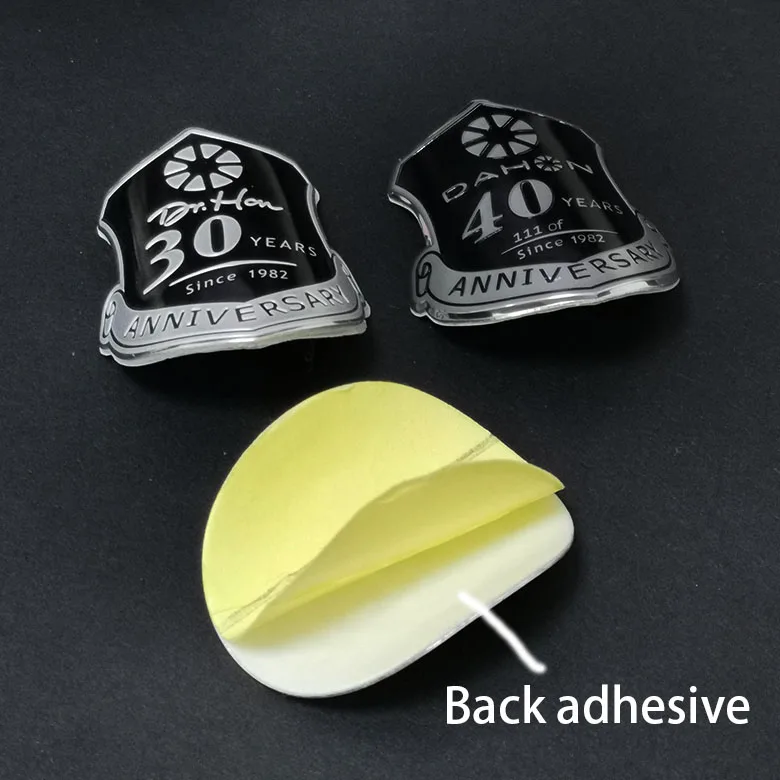 Custom Metal Logo for Bicycle Head 3d Metal Plate Label Bike Badge Emblem