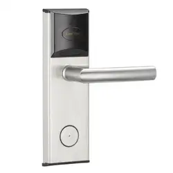 Rfid card hotel room door lock with management software system access by keys and smart cards