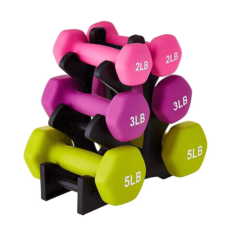 Universal red free weights gym fitness non slip-grip dumbbells price