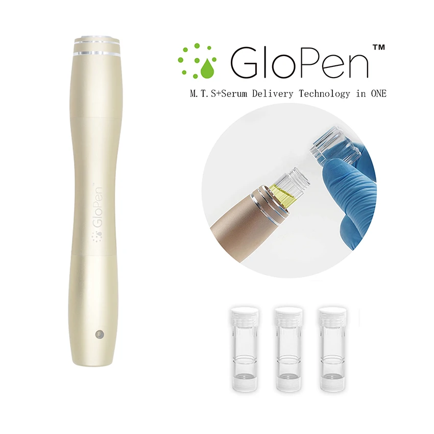 2020 г., GloPen, профессиональная микроигла, автоматический аппликатор, инструмент для ухода за кожей
