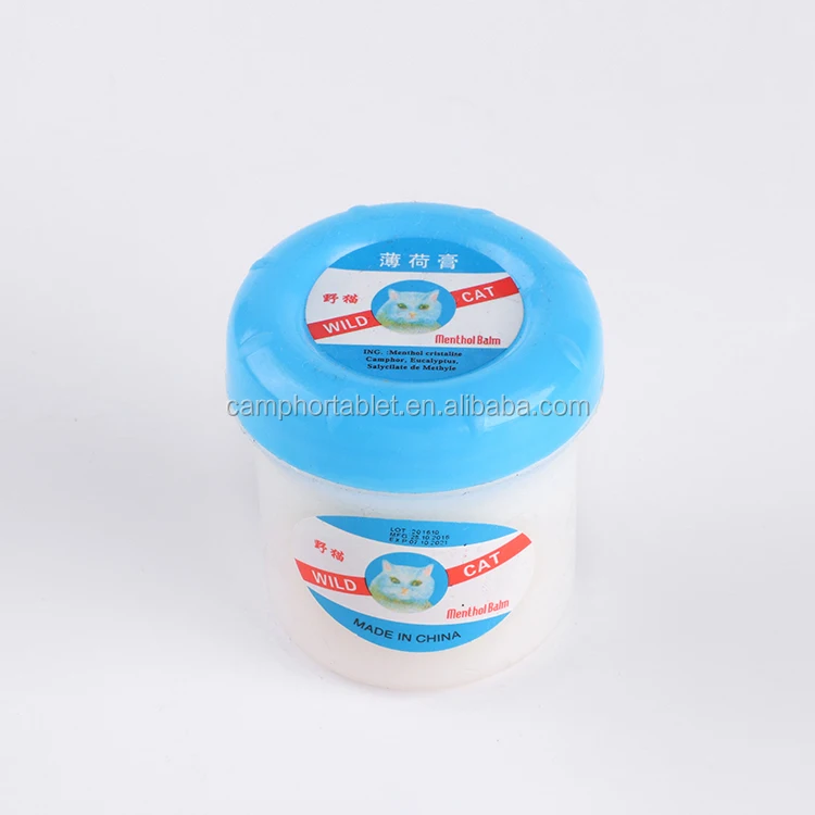 Factory Supply White Wild Cat Menthol Balm Essential Balm Headache Relief