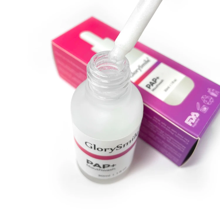 Dental Care Stain Removal Vegan  Teeth Cleaning  PAP+ Concentrated Mouthwash