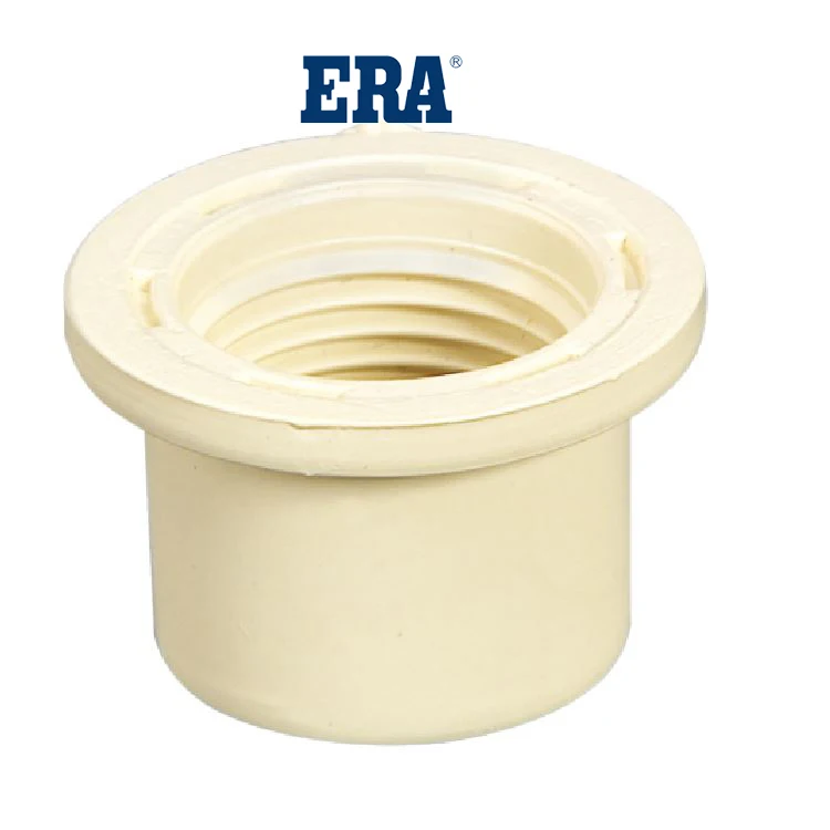 ERA Din Standard CPVC Fitting Reduced Female Threaded Tee for CE Certification