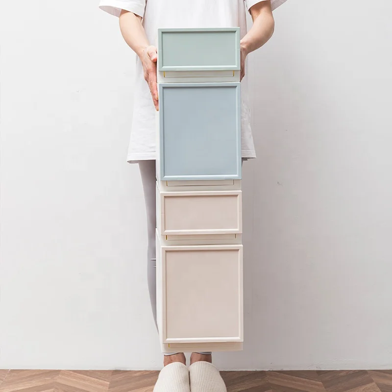 
Custom high quality clothes kids cart cd plastic shoes storage cabinet drawers 