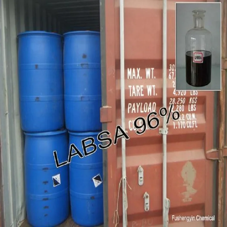 Detergent material Linear Alkylbenzene Sulfonic Acid LABSA  LABSA 96%