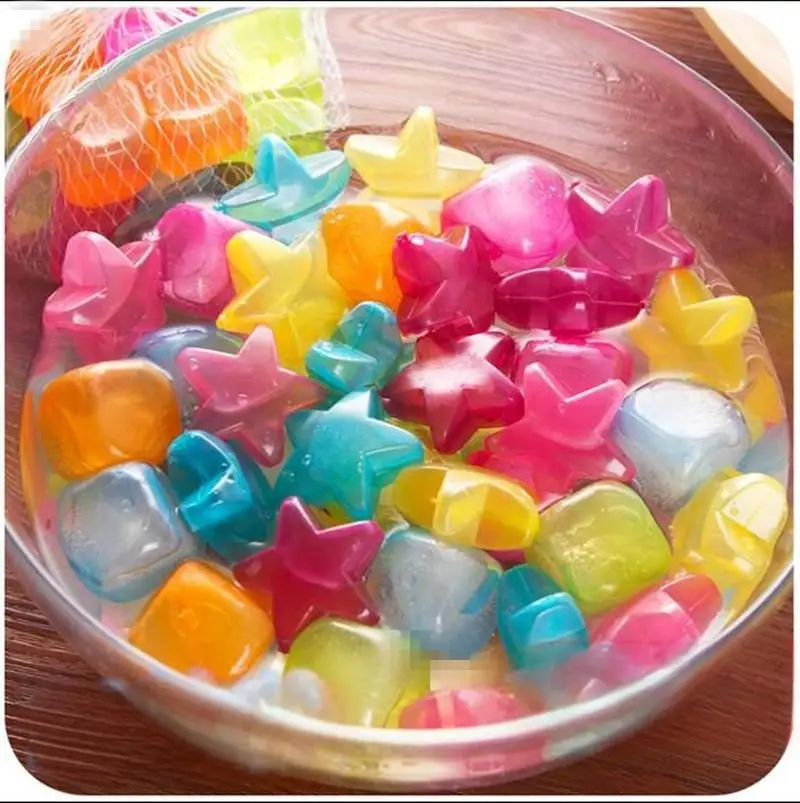 Quick-frozen ice cubes 20 pieces ice cube mold travel outdoor can be repeatedly used ice cubes freezing cooling cycle