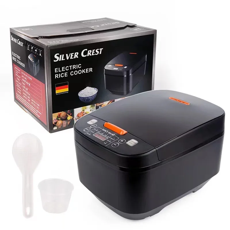 Silver Crest 5L Automatic Smart Digital Touch LCD Multi Non-Stick Home Electric Digital Rice Cooker